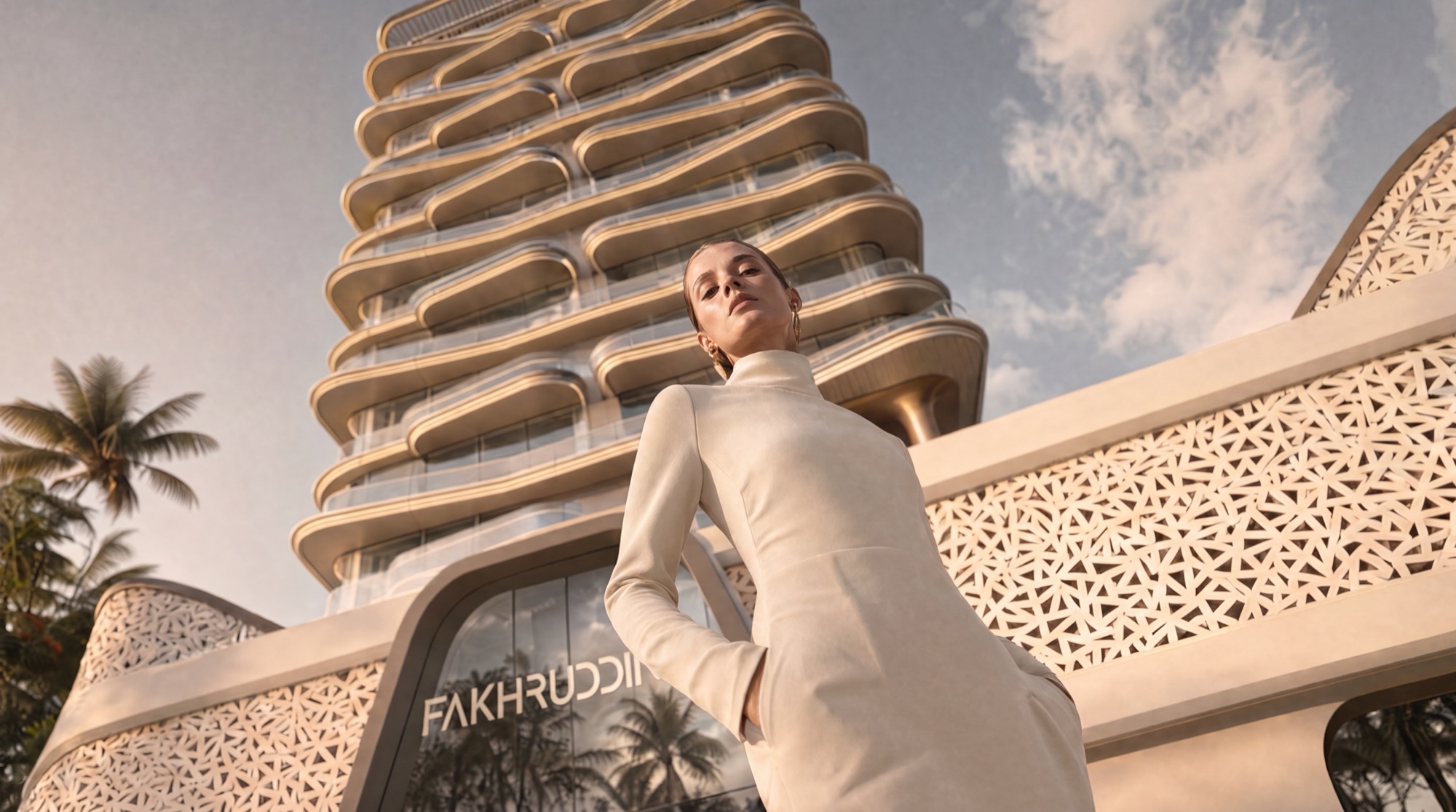 Tréppan Privé, a sculptural signature tower